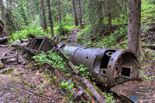 Abandoned Baldwin Mogul Locomotive