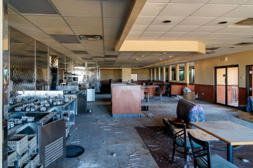 Abandoned Dennys Restaurant