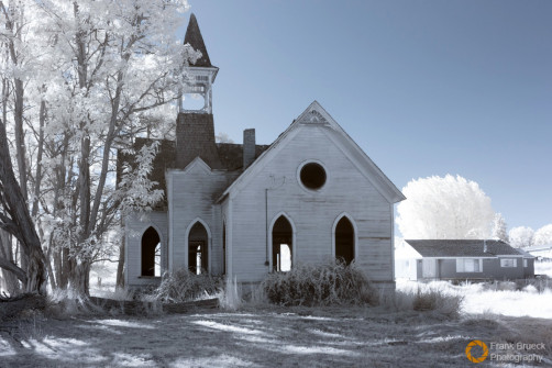 Grass Valley Methodist Church Infrarotfotografie
