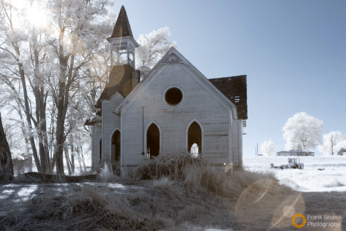Grass Valley Methodist Church Infrarotfotografie